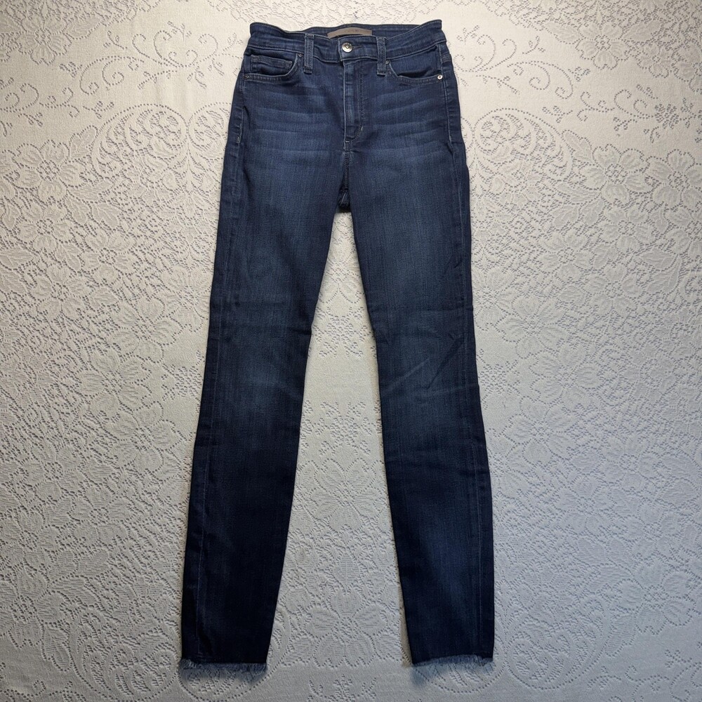 Joes Jeans Jeans Womens 25 Blue High Rise Skinny Ankle Dark Wash Stretch Denim
